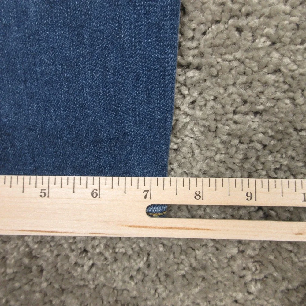 Revtown Jeans Mens 31x32 Blue Automatic Regular Straight Fade Whisker Denim Pant